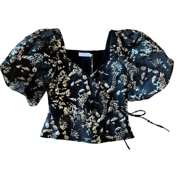 Jonathan Simkhai Taylor Wrap Top - Picture 6 of 11